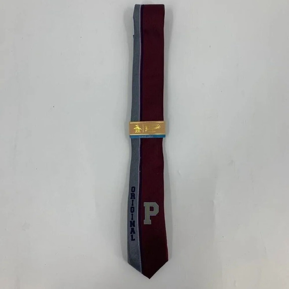 Original Penguin Men's London Floral Skinny Tie One Size NWT - Picture 1 of 6